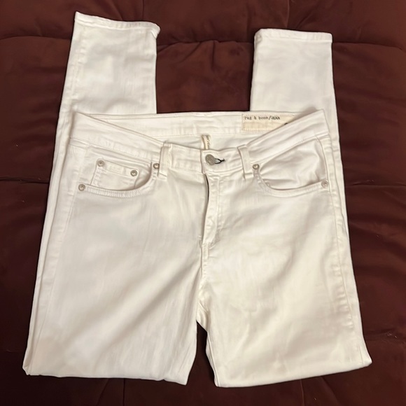 Rag and bone zipper Capri white Jean - Picture 1 of 6